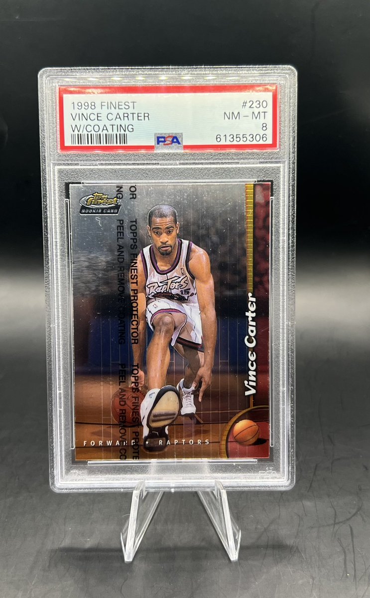 Type1cards's tweet photo. PSA Giveaway: Vince Carter Rookie
1. Retweet &amp; Follow
2. Winner TH-9-22
3. Winner has to have U.S. address https://t.co/37qTzQyHWM