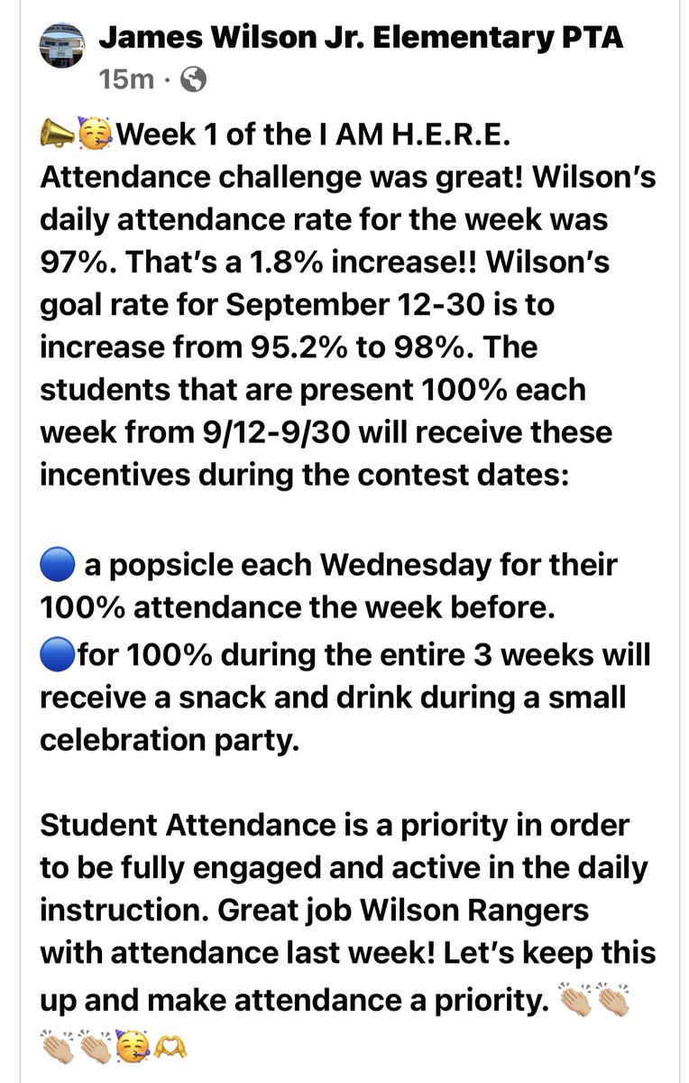 Wilson Elementary Rangers tweet media