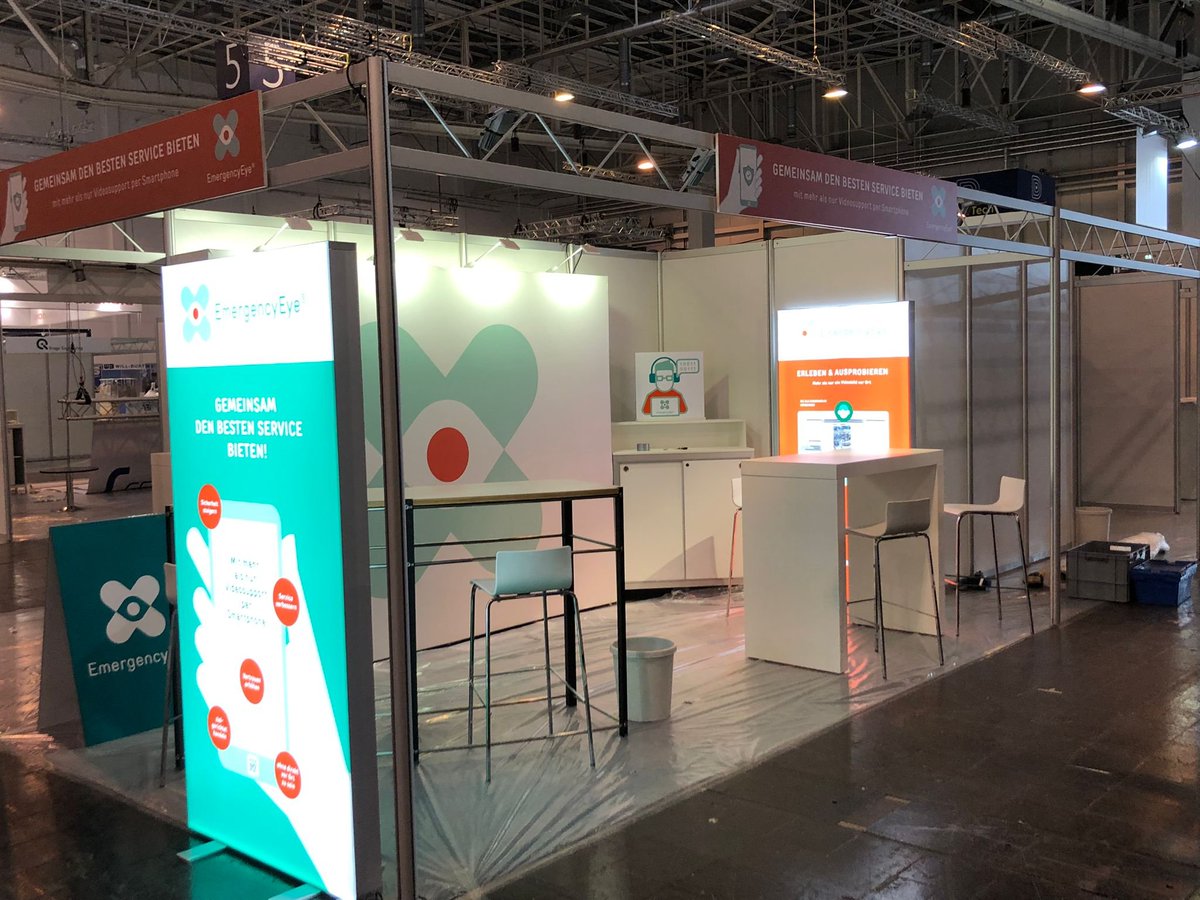 booth ist ready for #securityessen L5C29/19!
jetzt fehlt "nur" noch das Team und die Hardware. <a href="/EmergencyEye/">EmergencyEye.de</a> holen wir aus der Cloud und dann freuen wir uns auf die Sicherungsunternehmen und alle, die wg. #security auf die #securityessen kommen. emergencyeye.de/news/veranstal…