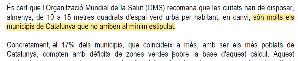 L'<a href="/LHAjuntament/">Ajuntament de L'Hospitalet</a>  en resposta a les instàncies presentades per veïns i veïnes sobre els arbres del carrer Dr. Martí i Julià:

Si el 17% de municipis són molts, l'altre 83% que seria?

La immensa majoria de municipis?

Rebregant el llenguatge per a no reconèixer errors