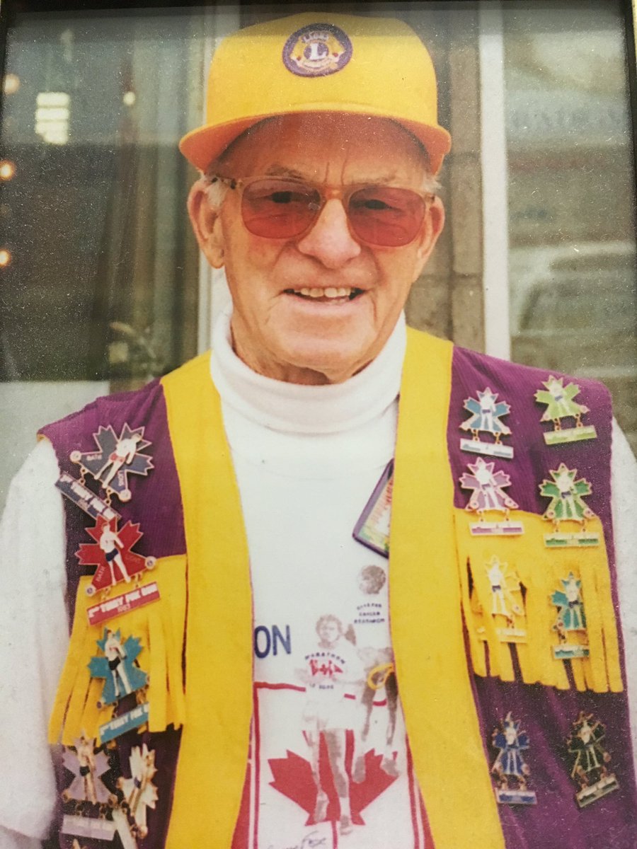 We’ve never needed umbrellas for a #TerryFoxRun before today! We thought about Terry’s journey, and of our Grandpa Mickey who we run in memory of each year.
