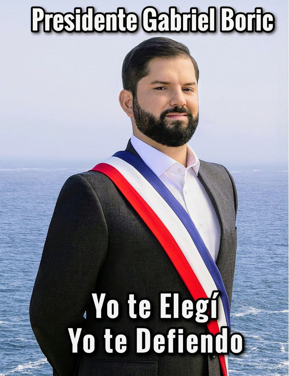 Presidente Gabriel Boric,todo mi respeto y apoyo.
#BoricNoEstaSolo