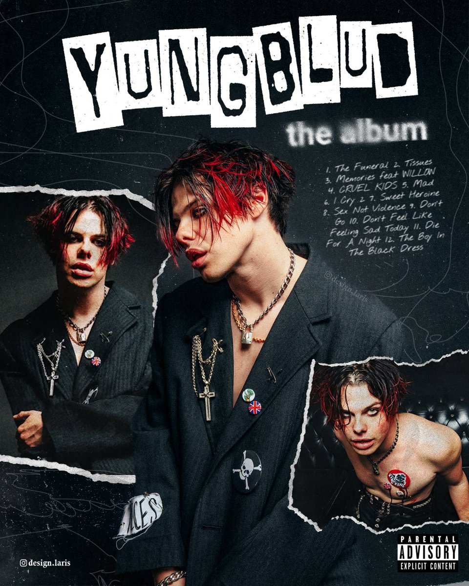 loveljauregui's tweet photo. @yungblud | the album POSTER ❤️‍🔥🖤❤️‍🩹☠️ 

#albumposter #yungblud #poster #GraphicDesign 

https://t.co/XwBvKElC7S https://t.co/yKaAAm0qMf