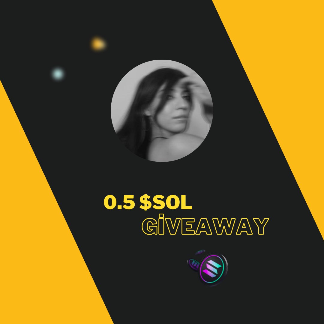 💫#NFTGiveaway💫
🔹1 x 0.5 $SOL

1⃣ Follow <a href="/busraeth/">Büsra.eth</a> 
2⃣ Like &amp; RT &amp; Tag 2 
3⃣ Open notifications 🔔

Ends in 48 hrs⌛️ 

#NFTs #NFTCommunity #NFTCollection #Solana
