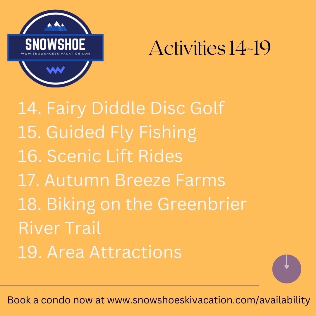 Looking for the perfect place to be for the summer? Look no further than Snowshoe Mountain! Book a condo today at snowshoeskivacation.com/availability/ #snowshoewestvirginia #skiresort #vacationhome #lodge #activities #vacation #summer