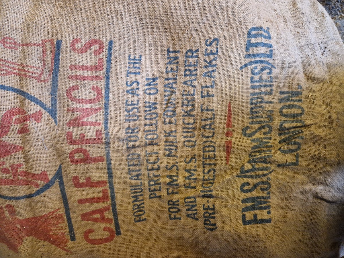 elingfarm's tweet photo. While cleaning out our old threshing barn I decided it was time to tackle the previous tenants, pre 1980s , wooden cupboard.
There must be a 100 old hessian sacks some stitched and mended others as good as new. https://t.co/YsyTs549gJ