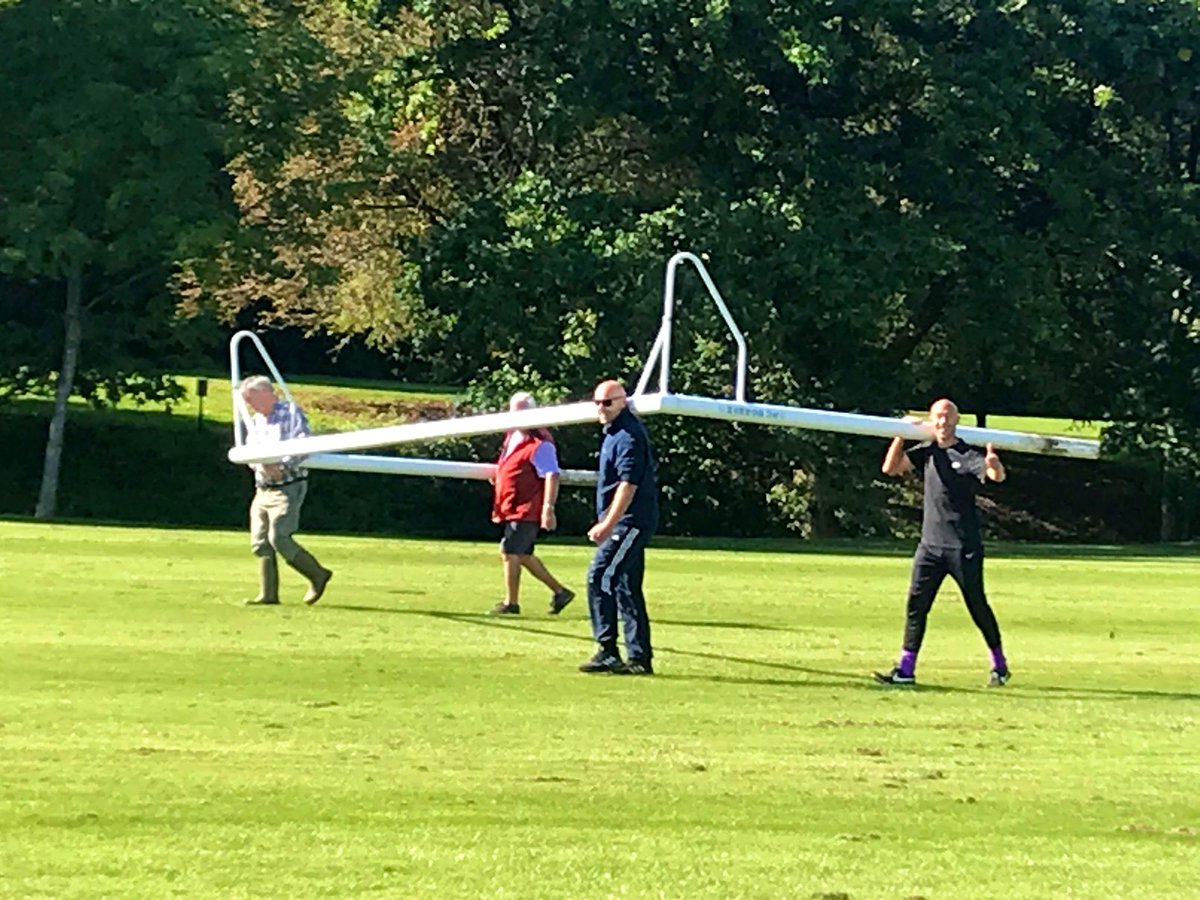 WestChiltFCVets's tweet photo. Our management team &amp; committee members were busy this morning, preparing our ground for our big @midsussexleague Veterans Trophy League B kick-off at home to @South_ParkFC Vets in two-weeks time. #Volunteers #GroundPrep #TheRec #Countdown #COYChilt 🔴⚫️ https://t.co/OxLAicxHoK