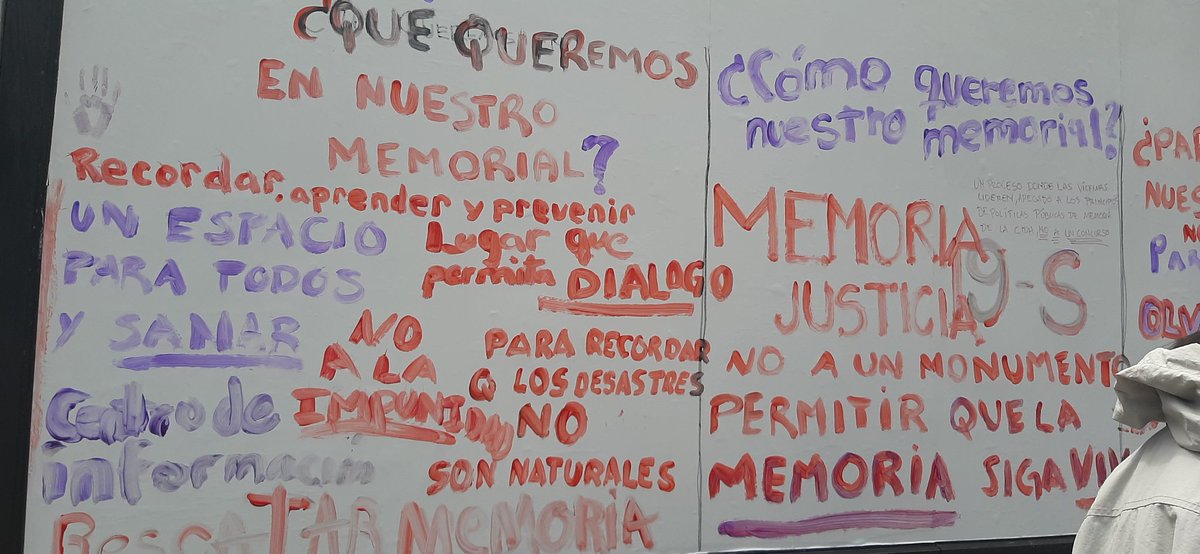 "La organización de la gente es la que atiende, reconstruye y recuerda..." 

#NoNosSoltemos #19S #19s5años