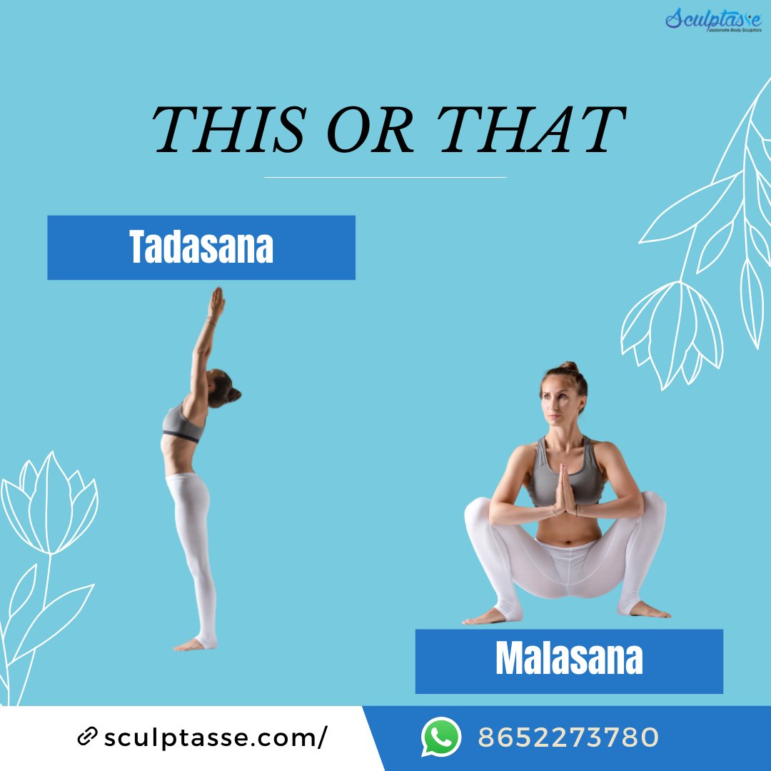 Sculptasse's tweet photo. #Polltime, What is your favorite pose? Tadasana or Malasana, Share in the comments below!
follow us@sculptasse
#poll #yogapoll #exercisepoll #Tadasana #Malasana #sculptasse #fitnesspoll #rehab #rehabcoach #painrelief #yoga #workoutpoll #fitness #fitnessexpert #yogaexpert https://t.co/t65Qwi1Dcd