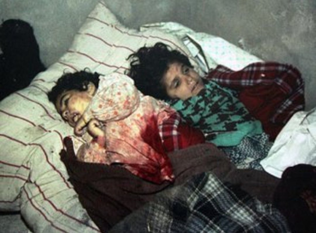 genocide against Azerbaijanis.  1988-1994.  just a picture.  just one of thousands of pictures
#NoPelosi
#StopArmenianAggression #KarabakhisAzerbaijan 
#StrongAze