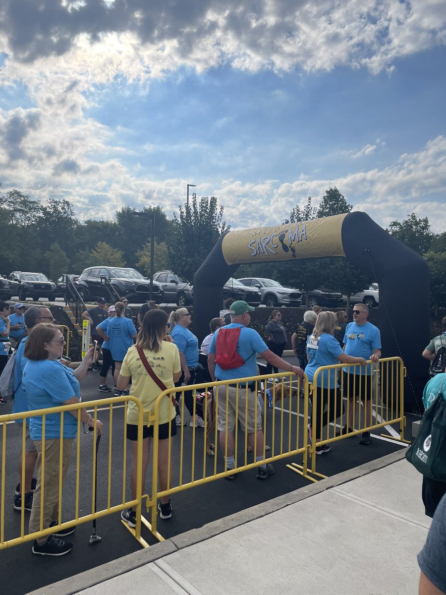 vpgrignol's tweet image. Great morning gathering again for #stepsforsarcoma raising crucial funds for rare disease. @OSUCCC_James urldefense.com/v3/__https://u…$