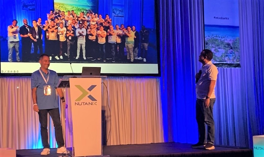 NutanixGMan's tweet photo. Un privilegio compartir con ustedes el #Nutanix Caribbean Shark Tech Summit 2022. ¡Gracias a todos y nos vemos por acá el próximo año!

#NutanixSharks2022 #NutanixLatam #Adistec #Lenovo #Intel #HYCU #Fortinet #VelocityTechSolutions #YouScan #PuntaCana #HardRockPuntaCana https://t.co/yuKR6lFNT0
