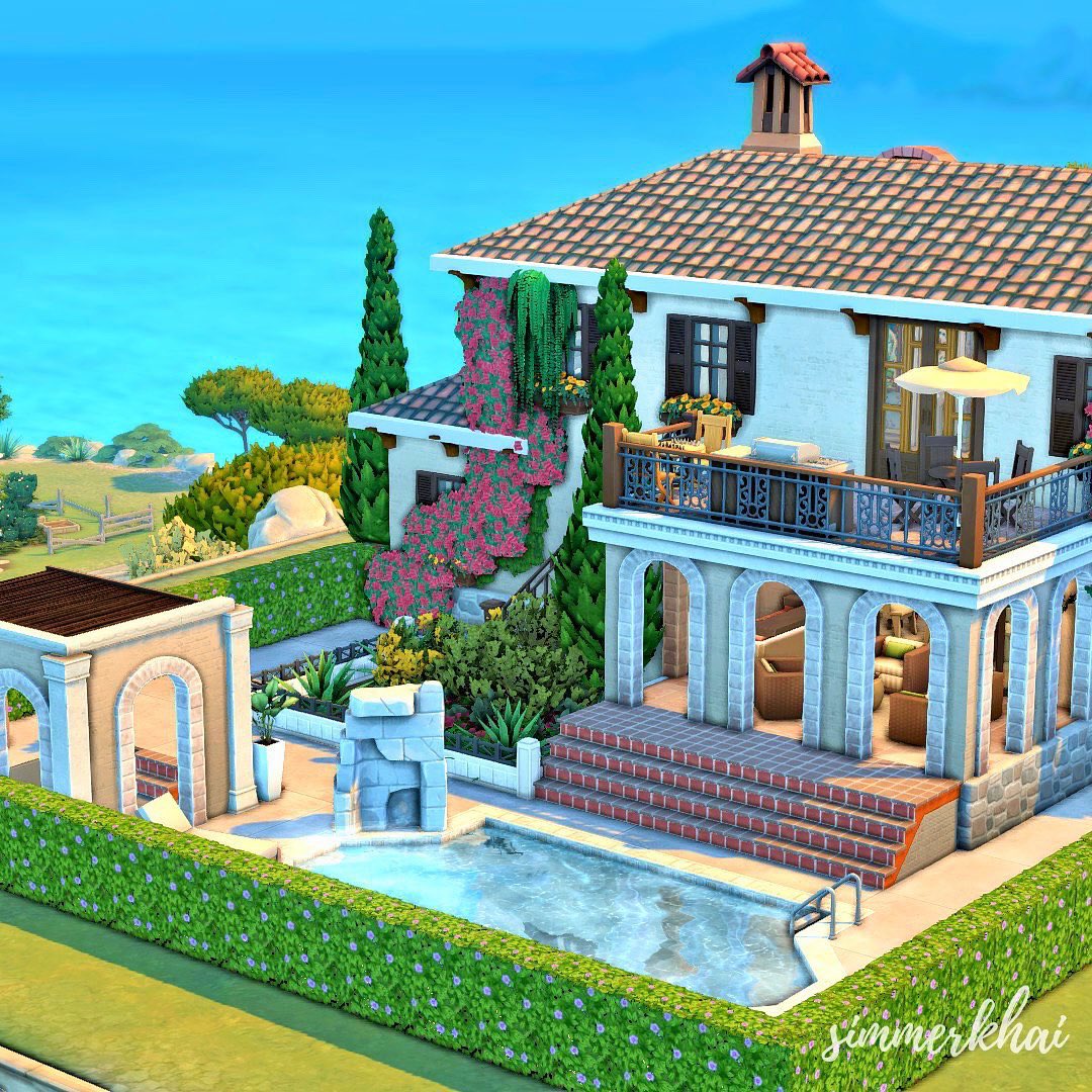 simmerkhai's tweet photo. Mediterranean Villa >> https://t.co/W3T0s8zbOB
.
#showusyourbuilds #TheSims4 https://t.co/6LpyiBcAAy