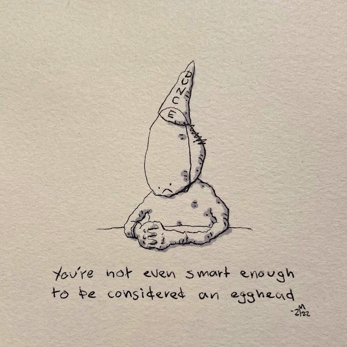 zigmelon's tweet photo. aadtiems.
love, zm.
.
.
.
#inkart #sketchbookart #inkdrawings #indieart #oddart #inklouvre #uglyart #artwithmeaning #just_pen_art #smalldrawings #basementart https://t.co/4o5gD9Jvl9