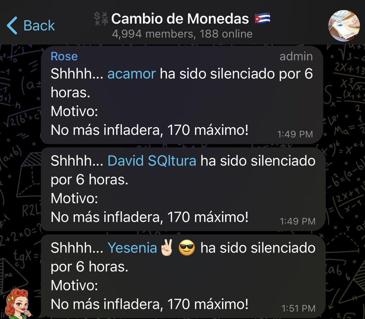 josuancu's tweet photo. Ahora si se va a controlar el precio del dólar!
Los administradores de este grupo han topado el precio de venta en 170$, van a hacer lo que Gil no ha podido, parar el alza del dólar 
😂😂😂
Sufre @mahayescuba! https://t.co/wJ1uLL2w4f