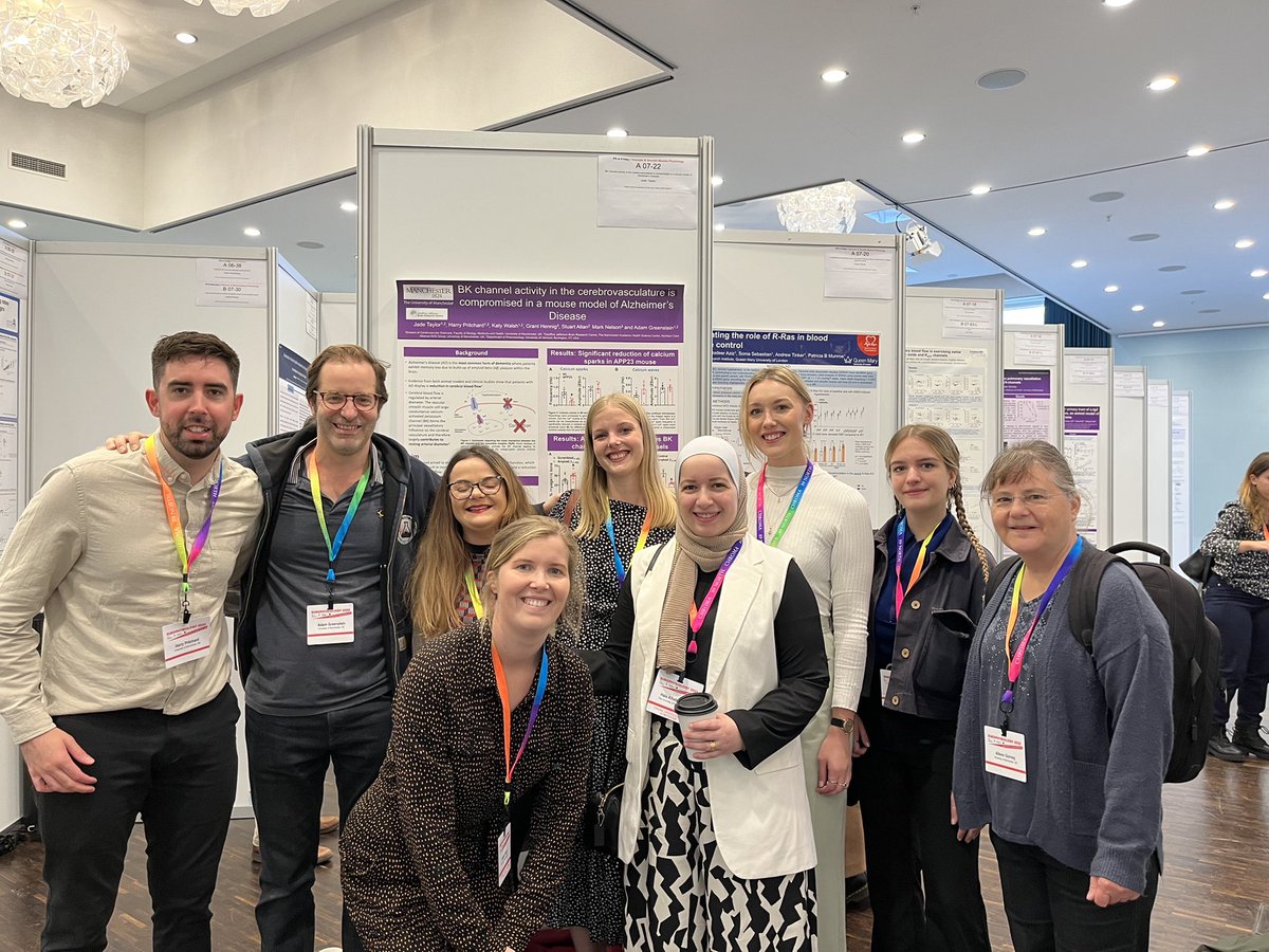 Jadeltaylor19's tweet image. Had an incredible time at #Europhysiology2022 presenting my poster on vascular dysfunction in AD. Great science, sightseeing and plenty of pub trips; a very successful conference