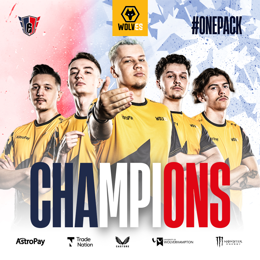 WolvesEsports's tweet photo. We are the 6 French League Season 4 CHAMPIONS! 🐺

#OnePack | #R6FL https://t.co/7XwKjhH2dj