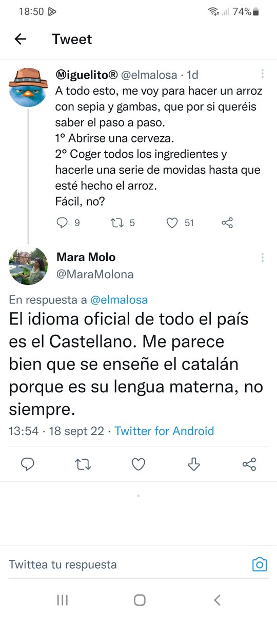 elmalosa's tweet image. Y en el capítulo de hoy de:
"Qué me estás contando, Maricarmen"...
