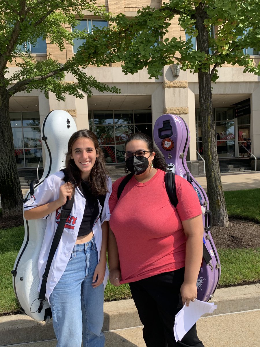 drmoulthrop's tweet photo. Found time after dropping off the cellists at Progressive Field and the opening pitch. Gabe’s first time to the muni lot on game day. #Browns fans bring it! Let’s bring home winners! #fortheland https://t.co/sX5tfwHcmj