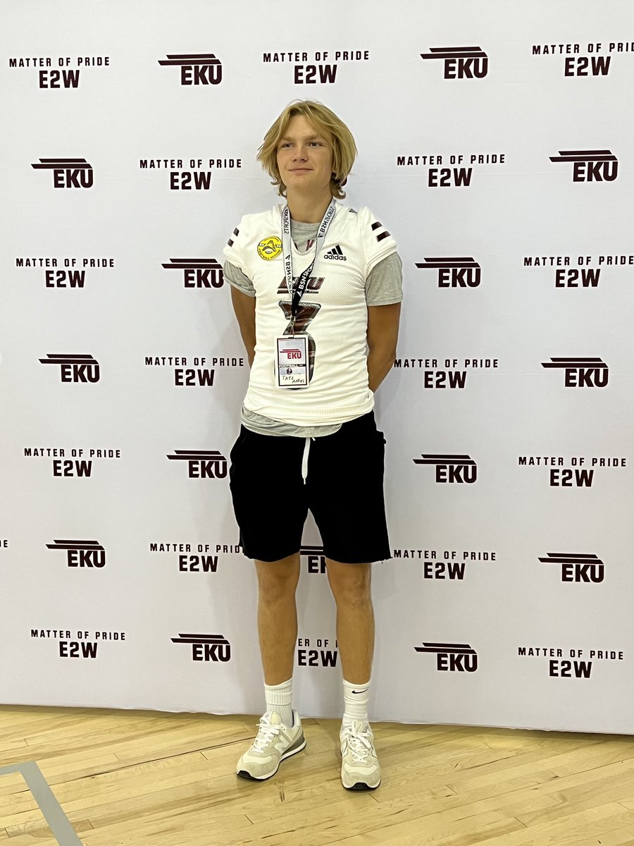 Had a great time at <a href="/EKUFootball/">EKU Football</a>! Thank you <a href="/g_mcpeek/">Garry McPeek</a> for having me and I can’t wait to come back.
