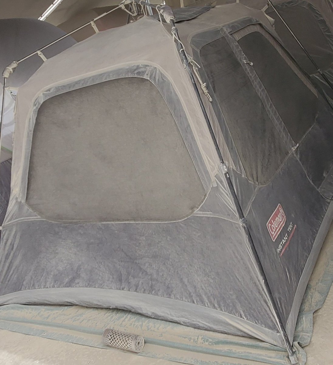613Camper's tweet photo. A recent 12 day trip to Nevada. Spectacular sunrises, dust, heat and a night sky that felt magical. My camp mates made certain I was well prepared and I fared better than I thought I would. 
Sunrise, night sky, bike &amp; shoe print in the dust and my dusty tent https://t.co/BX6t1k364A