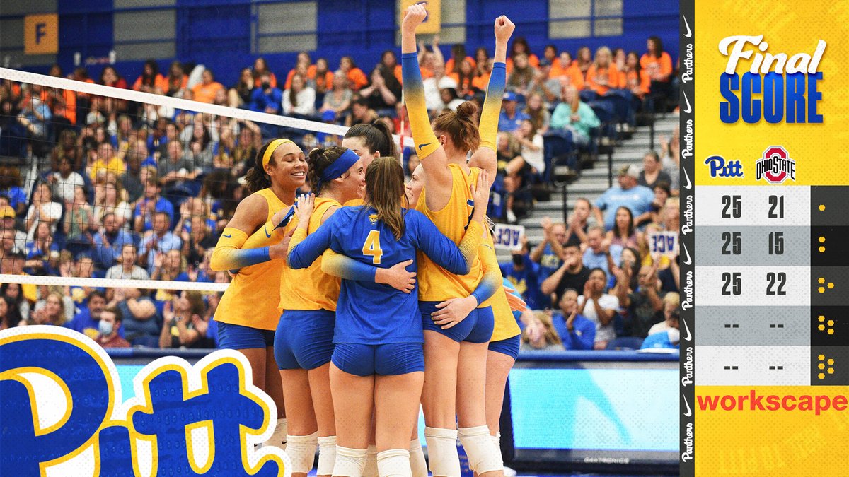 PANTHERS WIN!!!

Pitt SWEEPS No. 5 Ohio State!!

#H2P