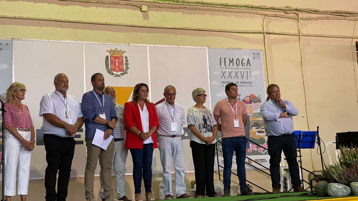 DPHuesca's tweet photo. #Femoga cierra las puertas de su 36 edición.
El diputado Antonio Biescas ha intervenido en el acto de clausura, "otro año más, Femoga es un claro ejemplo de compromiso con el medio rural, un compromiso que desde la #DPHuesca ratificamos con nuestro apoyo cada año." https://t.co/MYpIuYDkIp