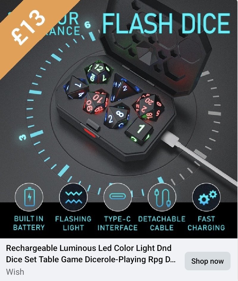 RustyJimDigital's tweet image. Running late for DnD, folks. Gotta wait on my dice charging.