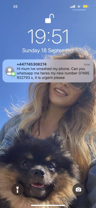 Never knew I had a child&hellip;  PLEASE Tell loved ones about this scam. Also, feel free to have fun with this