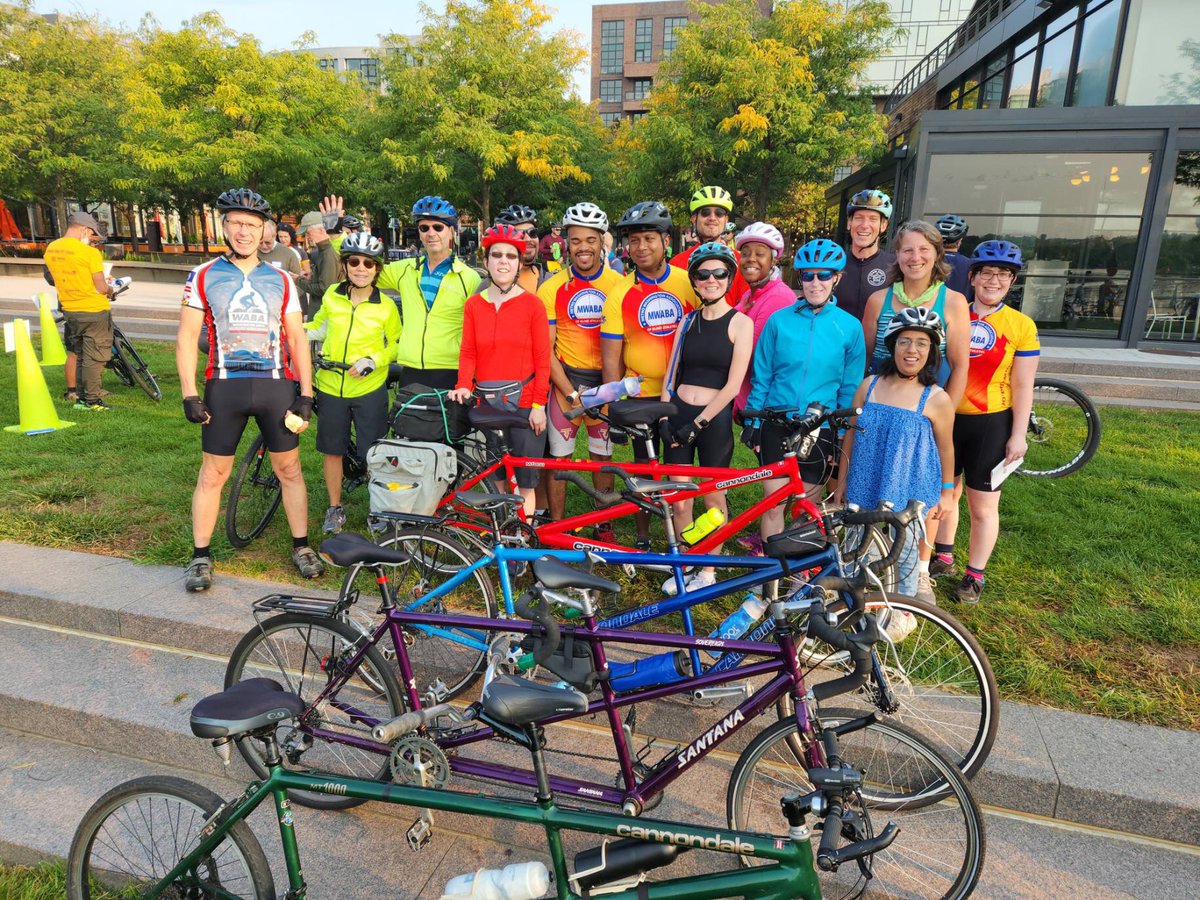 Tandemonium_'s tweet photo. MWABA had a great time at @WABADC’s #50StatesRide! https://t.co/tMx7krEftj