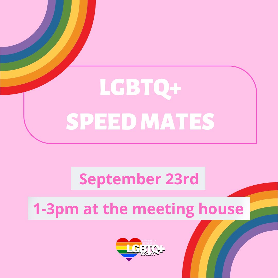 Heya everyone, on the Friday of freshers we will have speed mates. Here you can have short fire rounds to get to know loads of people and make lots of new friends. We will have prompts and also everyone can share socials at the end! Can’t wait to see you all there