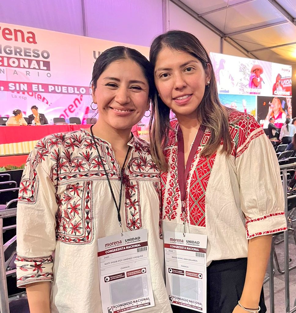 Quiero felicitar a mi compañera Bxido Jara Bolaños por su nombramiento en la Secretaría de Pueblos originarios del Comité Ejecutivo Nacional de <a href="/PartidoMorenaMx/">Morena</a>. Te deseo mucho éxito en esta nueva etapa.
#Oaxaca #morena
