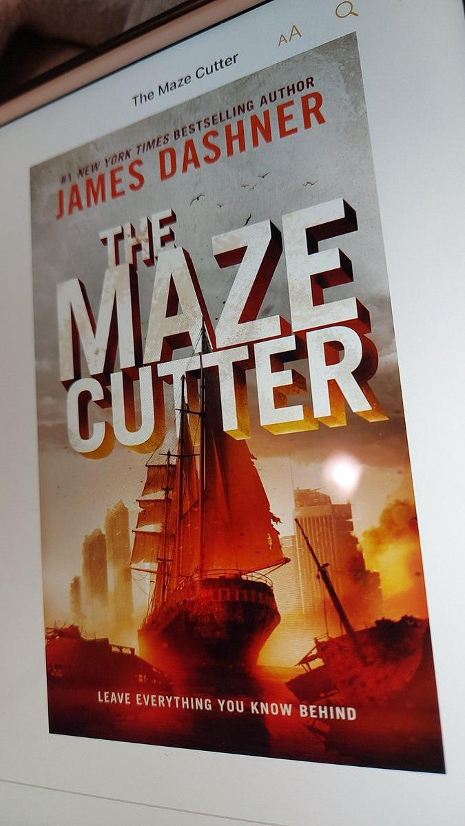 Grainnerose1's tweet image. Had the honour of receiving an ARC for The Maze Cutter, by @jamesdashner 

It was so lovely to be back in this incredible world and i am already eagerly awaiting the next installment of this series! 

#ARC #themazerunner #themazecutter