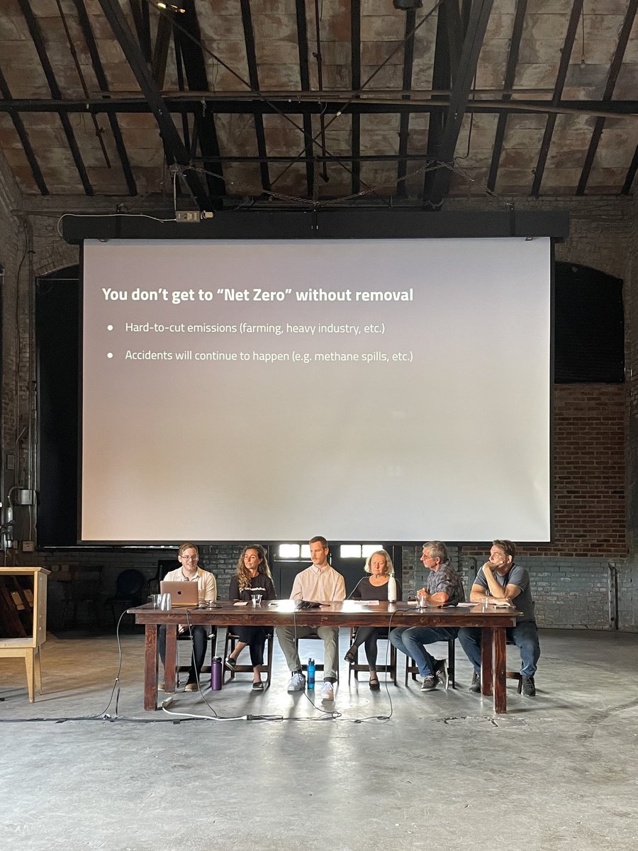 Honored to speak today on a panel about carbon dioxide removal at <a href="/BasilicaHudson/">Basilica Hudson</a> with @Leilaconners. As we head into climate week, keep in mind that we can all do something to help the climate crisis. Visit DrawDao.org to to learn more.