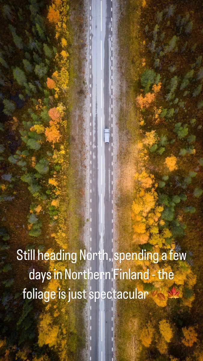 Driving my @LandRover_UK from London to Northern Norway for a couple of months - heaven!