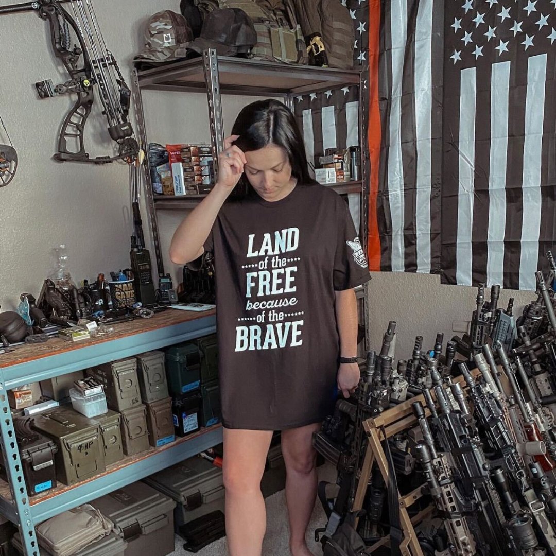 Wethepeoplehols's tweet photo. This is my safe space.😉
https://t.co/CxLi3i6RjA
Land of the free because of the brave shirts available now!⤴️
#gun #guns #gungirl #gungirls #gunroom #landofthefree #guntee #womenwhoshoot #gunporn https://t.co/X4SaduTJ9i