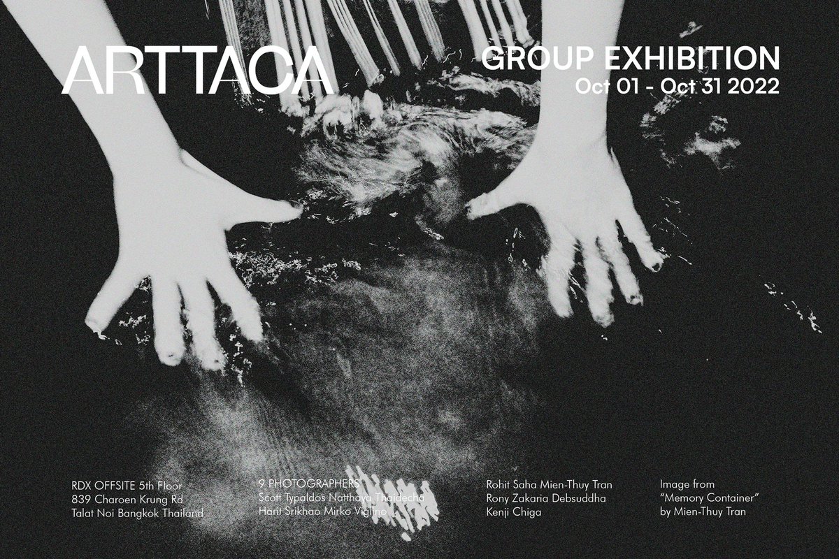 arttaca's tweet photo. @arttaca_io physical group exhibition from our first Arttaca Grant. In May 2022, 9 photographers were asked to produce a new body of work to be exhibited and minted on our platform this will showcase work created through our first grant. (1/5) https://t.co/yIH9yHd801