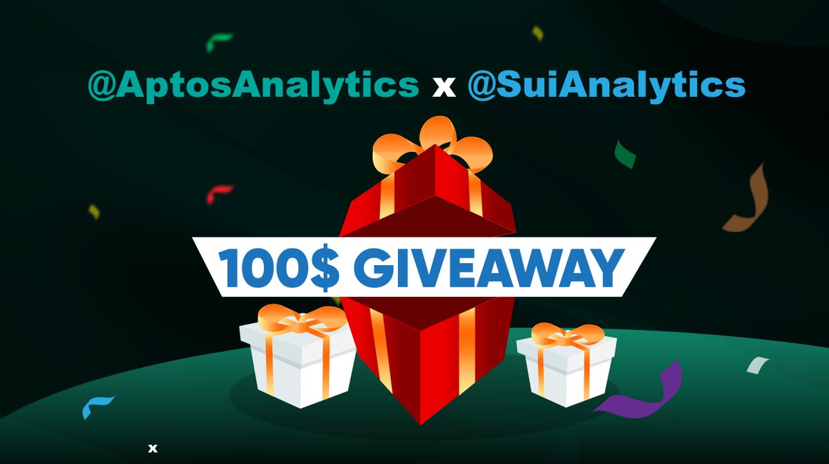 AptosAnalytics's tweet photo. 100$ Giveaway for 5 lucky winners!!!

To win👇
1️⃣ Follow @AptosAnalytics  &amp; @SuiAnalytics
2️⃣ Like &amp; Retweet this tweet
3️⃣ Tag 3 friends

Good luck! 👍 
#Aptos #Sui #LFM #Giveaway https://t.co/rjrLE11Ig2