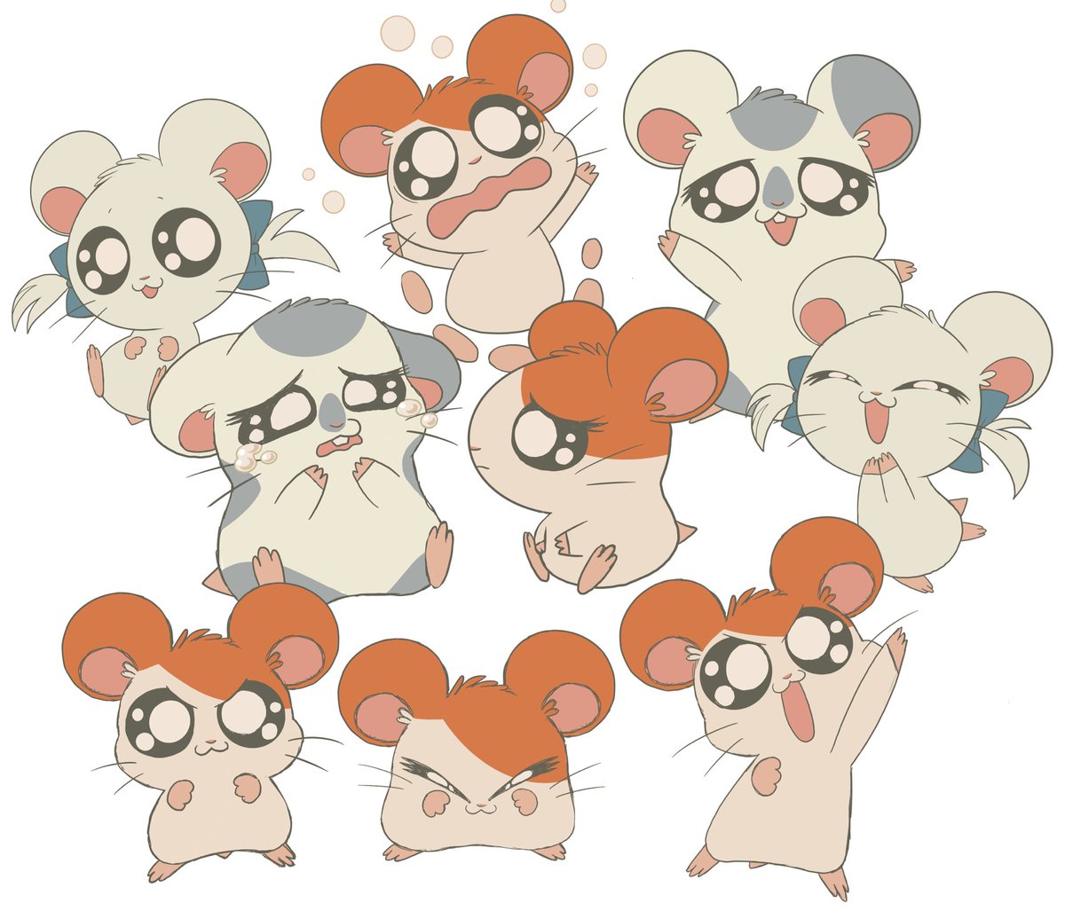 「Doodlin hams #hamtaro 」|Kyra Kupetskyのイラスト