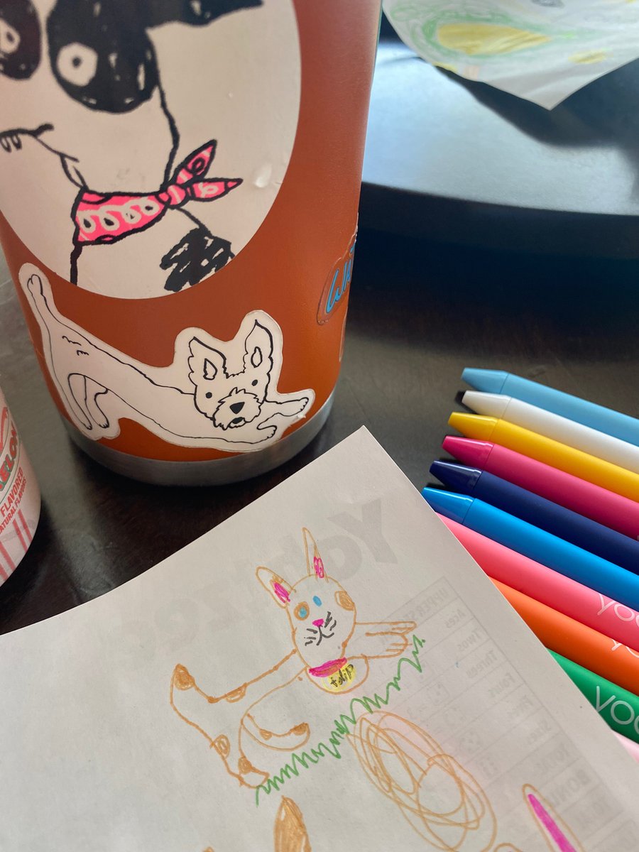 OneDownDog's tweet photo. Happy Sunday, here's the thing that made us smile today. 🥰

#ODDfam Stacy K. sent us this! Her niece really wanted to draw Patrick, our mascot, and we think she nailed it! https://t.co/MAVgc5jx3n