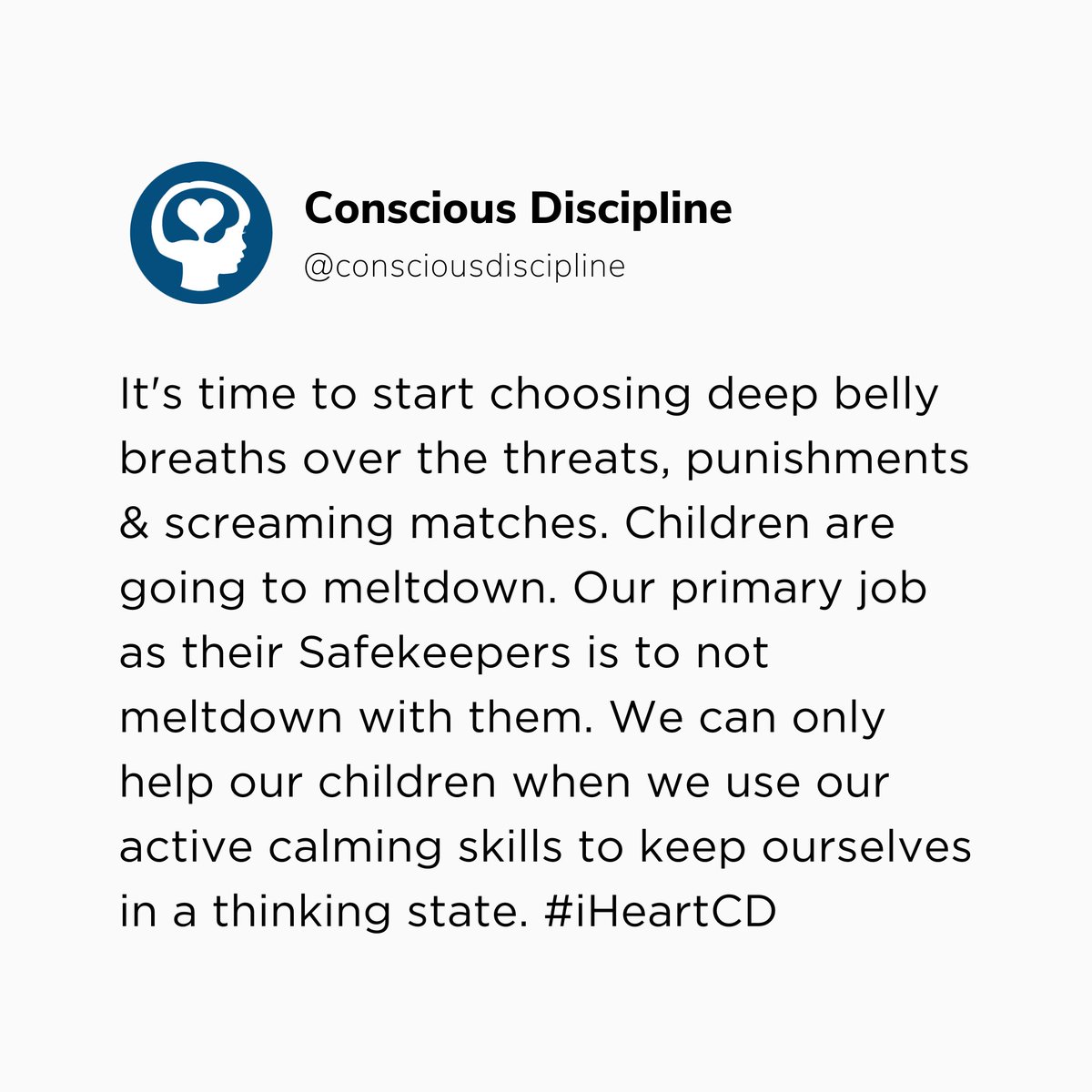 Conscious Discipline (@consciousd) on Twitter photo 