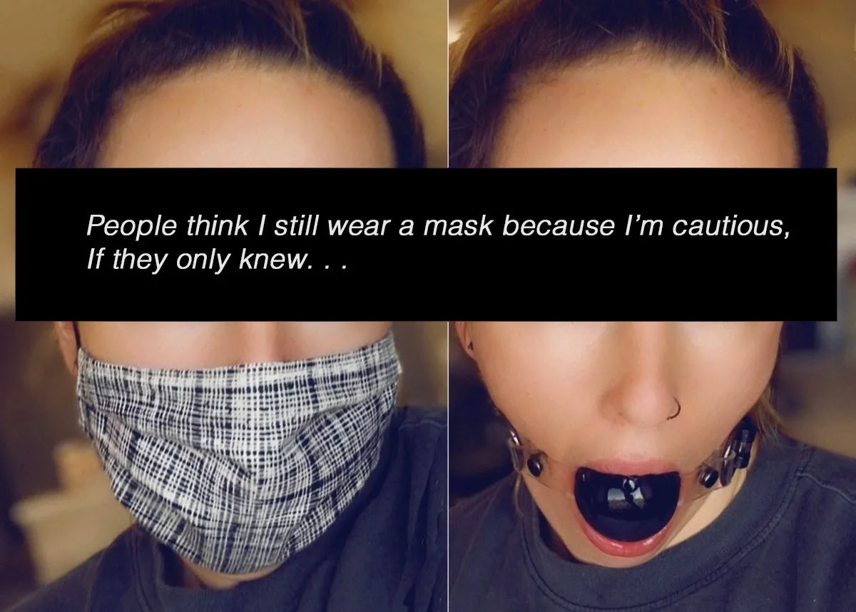 HLRivera's tweet photo. You will never see another person wearing a mask and not wonder. #PostSecrets https://t.co/6ht8GkY0Q4
