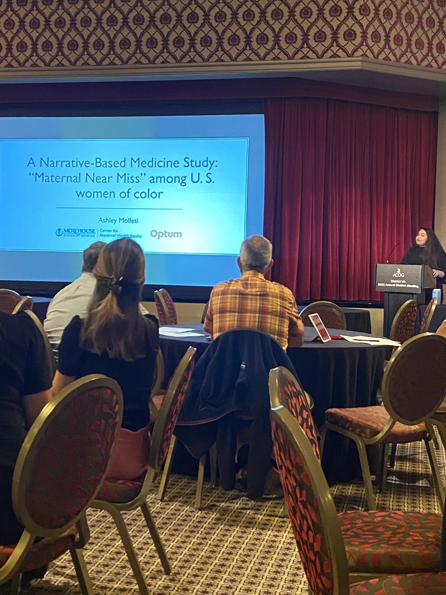 AshleyMolleti's tweet photo. Thank you @acog for the opportunity to present at the District VI Annual Meeting!! It was the perfect occasion to share my research on maternal near misses. So grateful! #obgyntwitter #medtwitter https://t.co/yapjGzixXh