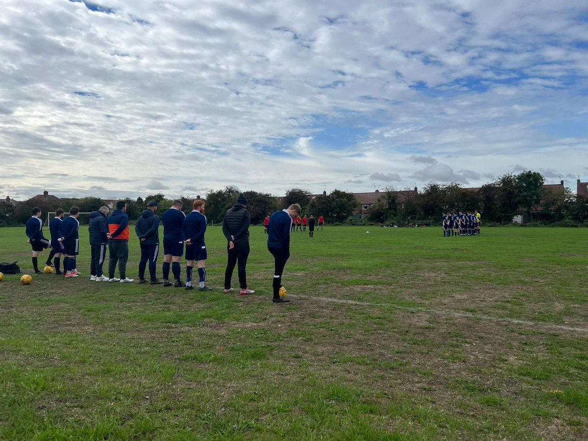 👑 In Honor 👑

North Ferriby Sporting honored the passing of Her Royal Majesty Queen Elizabeth II in one minute silence before today's game

✍️Sponsored by:
👉 Bikeliner Travel and Coaches 
👉 Fraternity Barbers Beverley 
👉 Firepit Smokehouse and Bar

#northferribysporting #NFS