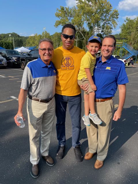 A winning ballgame and great to host the Omega Psi Phi alumni reunion this weekend!