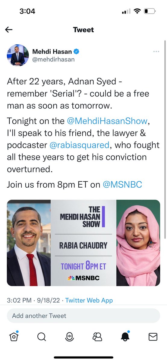 Can’t wait to be on with ⁦<a href="/mehdirhasan/">Mehdi Hasan</a>⁩ tonight!