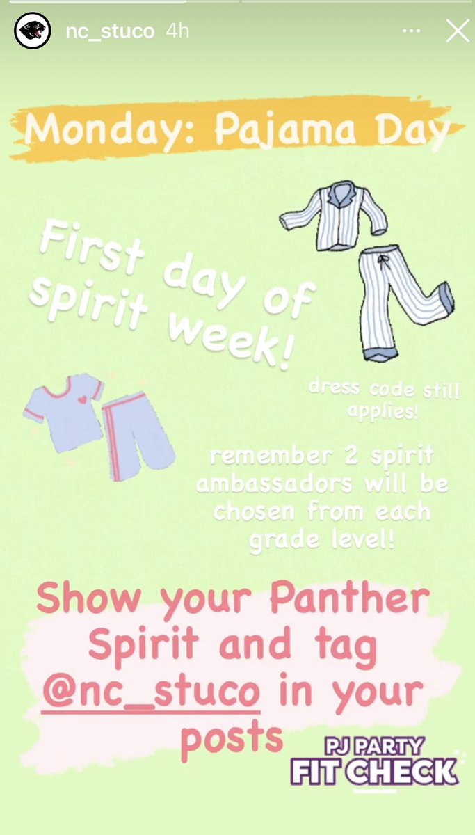 NCHS_panthers's tweet photo. @StuCo_NC @NC_Principal https://t.co/vRUw0blIbp