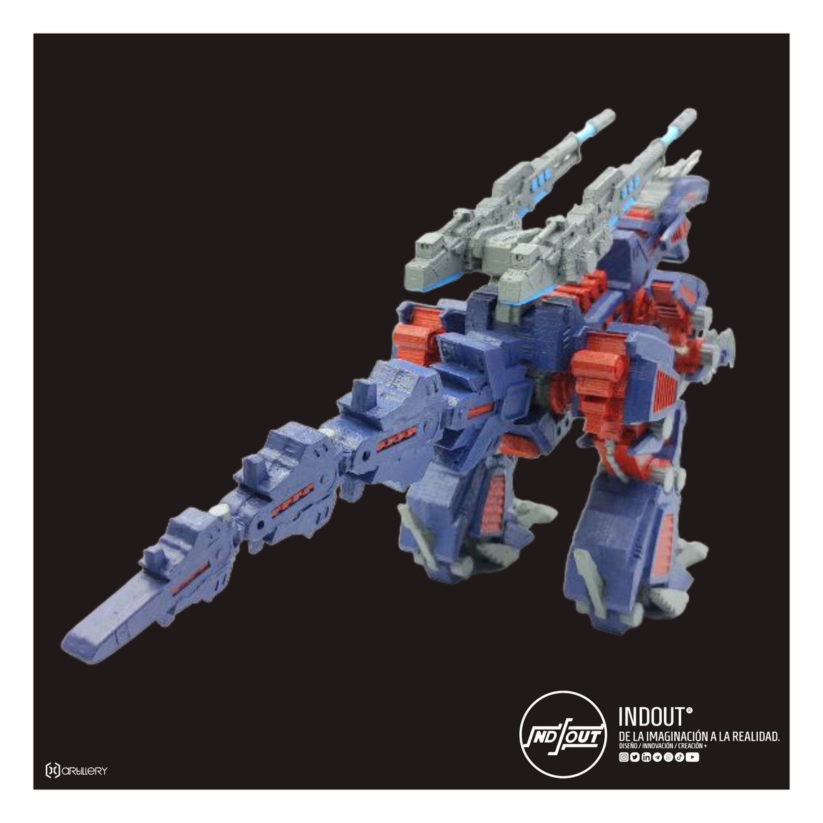 IndoutG's tweet photo. Geno saurer ZOIDS
Diseño editado por Indout Group
Modelo 30cm ( 6 PIEZAS)

Adquiérela ahora! Facebook. 
@indout.oficial
Whatsapp. 5585443370
Instagram. 
@indout.oficial

#ZOIDS #genosaurer #3Dprinting  #3dprint #zoidswild #zoidstagram #gundam #gunpla https://t.co/9kJPx9QPTL