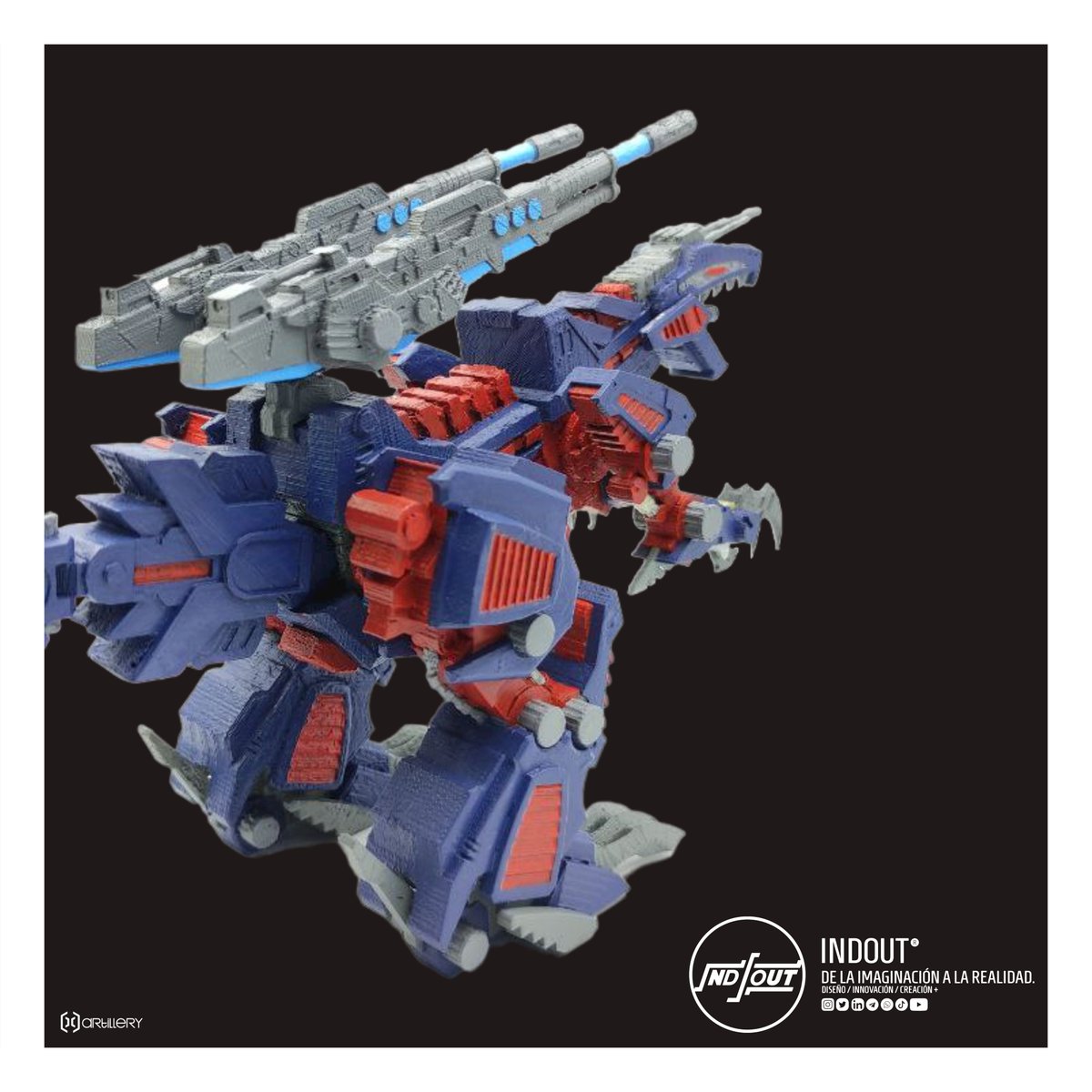 IndoutG's tweet photo. Geno saurer ZOIDS
Diseño editado por Indout Group
Modelo 30cm ( 6 PIEZAS)

Adquiérela ahora! Facebook. 
@indout.oficial
Whatsapp. 5585443370
Instagram. 
@indout.oficial

#ZOIDS #genosaurer #3Dprinting  #3dprint #zoidswild #zoidstagram #gundam #gunpla https://t.co/9kJPx9QPTL