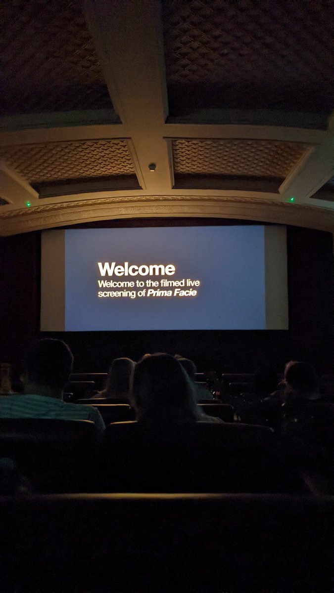 bethzipops's tweet image. We're back at it again! This time it's Prima Facie at the @grosvenorcinema ❤️ really very excited for this one @NTLive @NationalTheatre